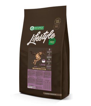Сухий беззерновий корм з ягнятиною для дорослих собак всіх порід Lifestyle Grain Free Lamb Adult All Breeds 17кг NPLSB46045 фото