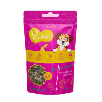 Mavsy-Fish Skin Braide, 100 g / Мавси, Гіпоалергенна плетінка зі шкіри дикого лосося для собак, 100 г LSF02 фото