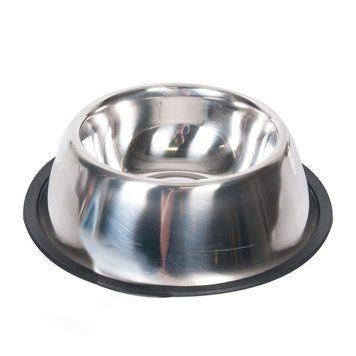 Flamingo Dish Rubber Rim ФЛАМІНГО РУБЕР РІМ миска з гумовим обідком для собак, неіржавна сталь 1030096 фото