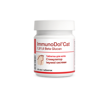 Добавка Dolfos ImmunoDol Cat для котів, для підтримки імунітету DLF64184 фото