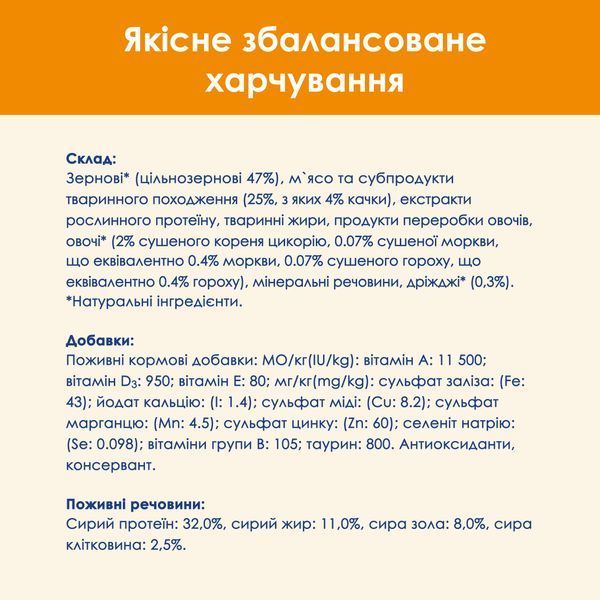 Сухий корм CAT CHOW Adult для дорослих котів, з качкою, 1,5 кг 7613035394117 фото