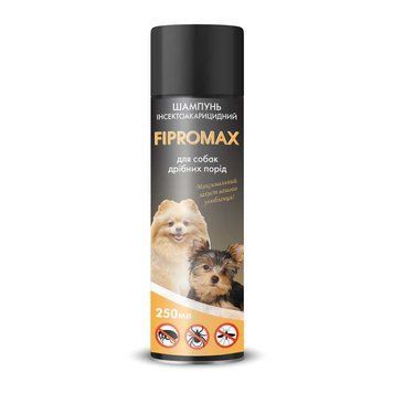 Шампунь FIPROMAX від бліх (з пропоскуром) для соб. дрібних порід, 250 мл НФ-00002025  (F-022) фото