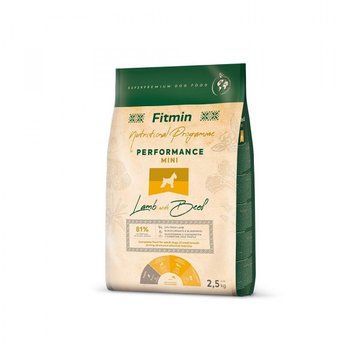 Корм для собак Fitmin dog MINI PERFORMANCE LAMB & BEEF 2,5кг 521114091 фото