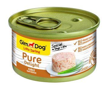 Вологий корм GimDog LD Pure Delight для собак мініатюрних порід, з куркою, 85 г G-513140/003 фото