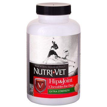 Nutri-Vet Hip&Joint Extra НУТРІ-ВЕТ ЗВ&rsquo;ЯЗКИ ТА СУГЛОБИ ЕКСТРА, 2 рівень, хондроїтин і глюкозамін для собак з МСМ, жувальні таблетки 66664 фото