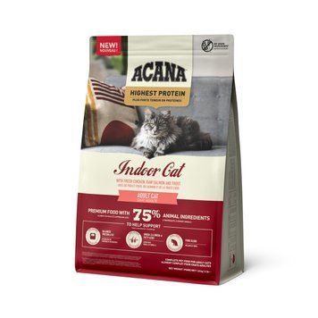 Сухий корм ACANA Highest Protein Indoor Recipe Cat для домашніх котів a72397 фото