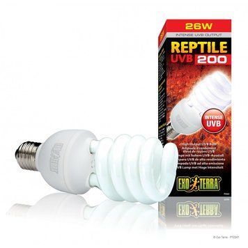 Лампа тераріумна Exo Terra Reptile для пустельних рептилій, ультрафіолетова, люмінесцентна, 26 W, E27 015561223416 фото