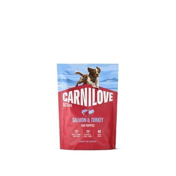 Корм сухий Carnilove Active Salmon & Turkey Puppy для цуценят лосось та індичка 1,5 кг 1111223453 фото