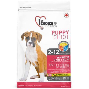 1st Choice Puppy Sensitive Skin&Coat ФЕСТ ЧОЙС ЦУЦЕНЯ ЯГНЯ РИБА сухий суперпреміум корм для цуценят ФЧСЩЯР2,72 фото