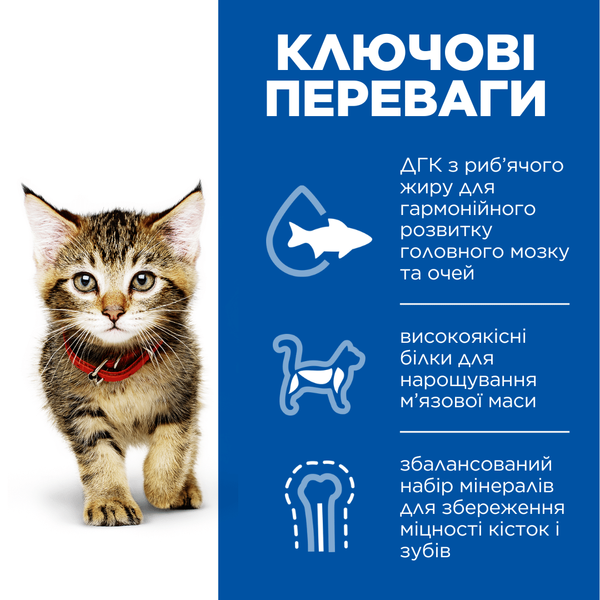 Hill's SCIENCE PLAN Kitten Сухий корм для кошенят і кішок у період вагітності та лактації, з куркою, 7 кг(5кг+2кг в Подарунок) 99604050 фото