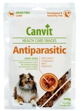 Напіввологі ласощі Canvit Antiparasitic при чутливому травленні у собак 200 г can508815 фото