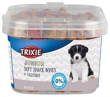 Ласощі Trixie Junior Soft Snack Bones для цуценят, з кальцієм, 140 г TX-31518 фото
