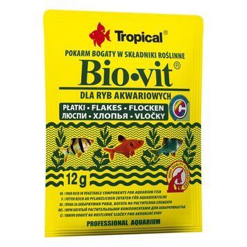Bio-vit 12 г пластівці рослинний корм 5900469744116 фото