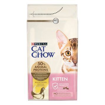 Сухий корм CAT CHOW Kitten для кошенят, з куркою, 1,5 кг 5997204513984 фото