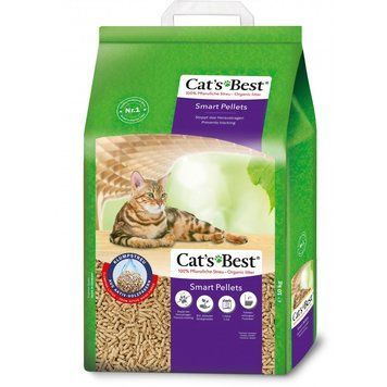 Наповнювач Cat&rsquo;s Best Smart Pellets для котячого туалету, деревний, 20л/10кг 4002973217429 фото