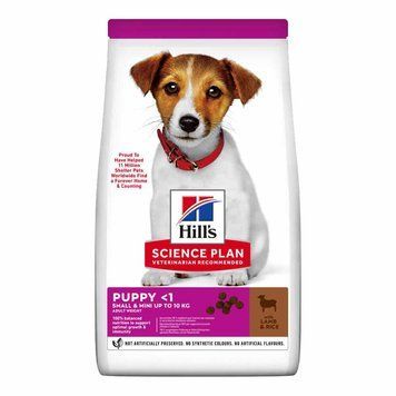 Hill&rsquo;s SCIENCE PLAN Puppy Smal&Mini Сухий корм для цуценят малих і мініатюрних порід, з ягням і рисом, 0,3 кг 606588 фото