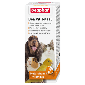 Вітаміни Beaphar Bea Vit Total для собак, котів, тхорів, птахів і гризунів BAR12620 фото