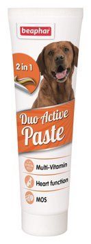 Beaphar Duo Active Pasta for Dogs подвійна мультивітамінна паста для собак BAR12960 фото