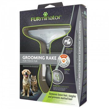 Гребінь FURminator для собак та котів, з обертовими зубцями 4048422141341 фото