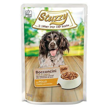 Stuzzy Dog Chicken ШТУЗІ КУРКА в желе консерви для собак, вологий корм, пауч 100г 1033351 фото