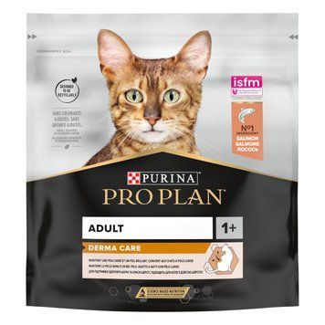 Сухий корм PRO PLAN Hairball & Healthy Skin для дорослих котів для зменшення утворення кульок шерсті у травному тракті та для підтримки здорової шкіри, з лососем, 400 г 7613036544962 фото