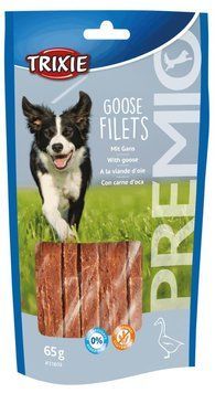 Ласощі Trixie Premio Goose Filets для собак, філе гусака, 65 г TX-31809 фото
