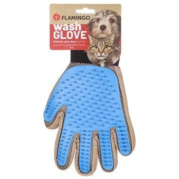 Flamingo Grooming Glove Mandy ФЛАМІНГО ПЕРЧАТКА ДЛЯ ГРУМІНГУ собак, котів, кроликів 516668 фото
