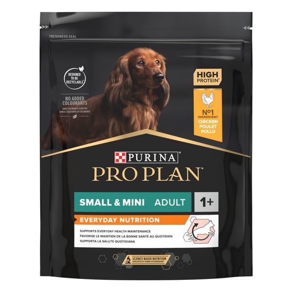 Сухий корм PRO PLAN Small&Mini Adult 1+ Everyday Nutrion для дорослих собак малих порід, з куркою, 700 г 7613035120778 фото