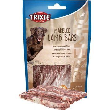 Ласощі для собак Trixie Преміо "Marbled Lamb Bars" з ягням, 100 г TX-31603 фото