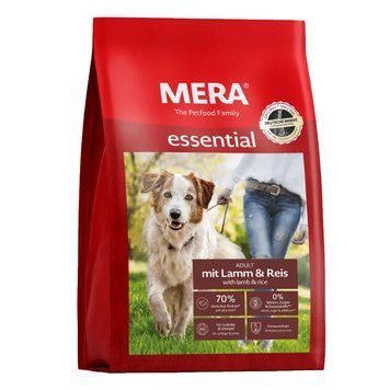 MERA essential корм для дорослих собак з ягням та рисом 1кг 061881 - 1826 фото