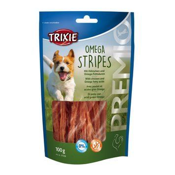 Ласощі Trixie Premio Omega Stripes для собак, курка, 100 г TX-31536 фото