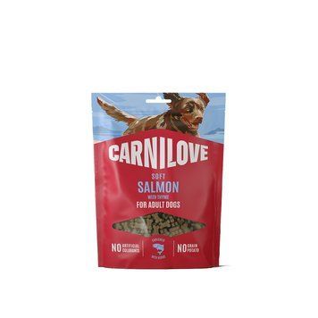 Ласощі Carnilove Soft Snack Salmon with Thyme для собак м'які лосось і чебрець 200 г 1111223529 фото