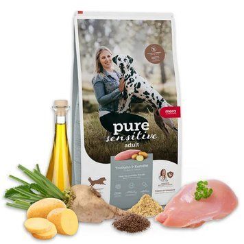 MERA ps fresh meat Truthan&Kartoffel корм для дор. собак із свіжим м'ясом індички і картоплі; без/зерн 1кг 057181 - 7126 фото