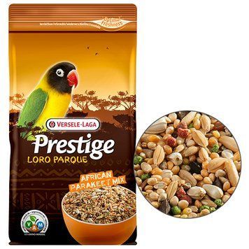 Versele-Laga Prestige Loro Parque African Parakeet Mix ВЕРСЕЛЕ-ЛАГА ПРЕСТИЖ ЛОРО ПАРК АФРИКАНСЬКИЙ ДОВГОХВОСТИЙ ПАПУГА повнораціонний корм для карликових видів африканських папуг 222201 фото
