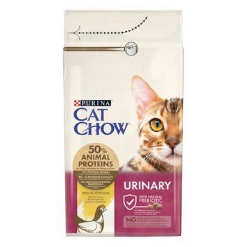 Сухий корм CAT CHOW Urinary для дорослих котів для підтримки здоров'я сечовивідної системи, з куркою, 1,5 кг 5997204514387 фото