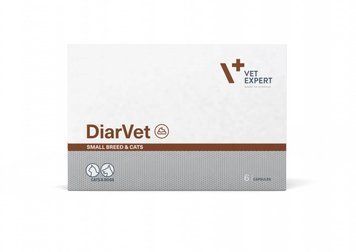 Vet Expert DiarVet ДіарВет (Twist Off) - засіб для котів і собак малих порід проти діареї (бентоніт, інулін, пектин, таніни, віт А) 212244 фото