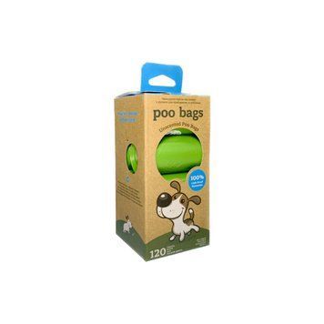 Poo Bags одноразові пакетики без запаху 120 шт (8 рулонів по 15 пакетів) 20220400 фото