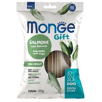 Ласощі Monge Gift Dog Mini з лососем та шавлією для собак малих порід 70085564 фото