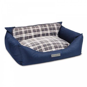 Лежак Pet Fashion &laquo;Prime&raquo; для собак, 66x52x24 см, синій 4823082417575 фото