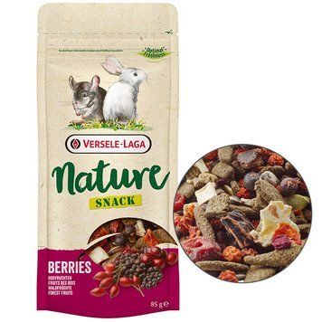 Versele-Laga Nature Snack Berries ВЕРСЕЛЕ-ЛАГА НАТЮР СНЕК ЯГОДИ додатковий корм ласощі для кроликів і гризунів 614341 фото