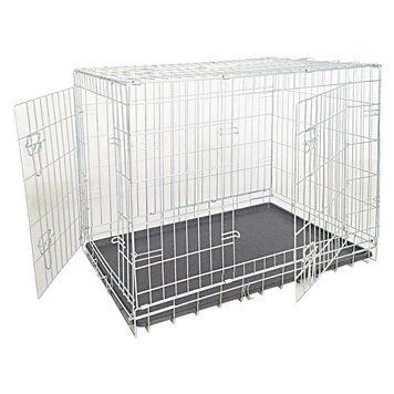 Клітка для собак, цинк, 2 двері, 78х55х62см C2D00052 фото