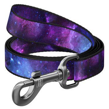 Повідець для собак нейлоновий WAUDOG Nylon, малюнок "NASA21", S, Ш 15 мм, Дл 122 см 4901-0148 фото