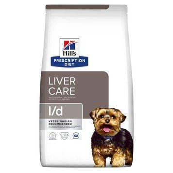 Hill's PRESCRIPTION DIET l/d Сухий корм для собак для підтримання функції печінки, 1,5 кг 605842 фото