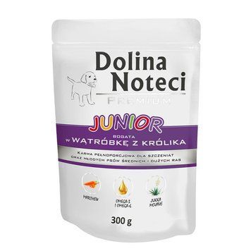Пауч Dolina Noteci Premium для цуценят з печінкою кролика, 300 гр DN 300 (189) фото