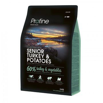 Сухий корм для літніх собак всіх порід Profine Senior Turkey 3 кг (індичка) 8595602517503 фото