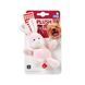 Іграшка для собак Заєць з пищалкою GiGwi Plush Friendz, плюш, 11 см 75119 фото 2
