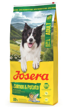 Сухий беззерновий корм для дорослих собак Josera Salmon & Potato з лососем і картоплею 3 кг 121827 фото