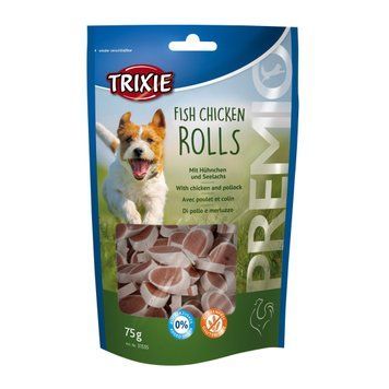 Ласощі Trixie Premio Chicken & Pollock Rolls для собак, роли курка/лосось, 75 г TX-31535 фото