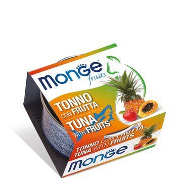 Вологий корм Monge Cat Adult для котів, з тунцем та фруктами 70013314 фото