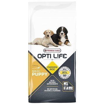 Opti Life Puppy Maxi ОПТІ ЛАЙФ ЦУЦЕНЯ ВЕЛИКИХ сухий суперпреміум корм для цуценят великих порід 311516 фото